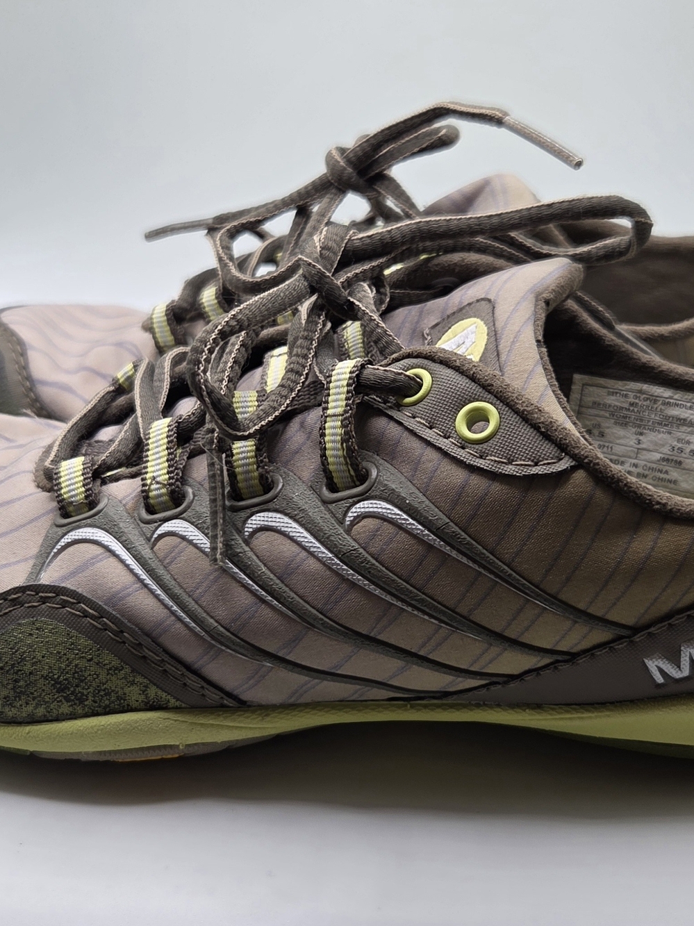 Merrell Brown and Olive Green Athletic Sneakers